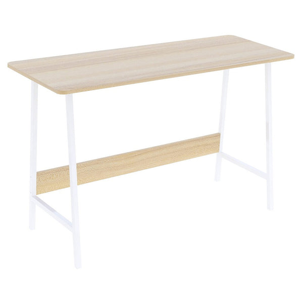 Scrivania da Ufficio 120x45x72 cm in Metallo e Legno Dalla Bianco/Frassino prezzo