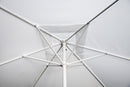 Ombrellone da Giardino 3x2m Tessuto Poliestere Bianco