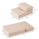 Scala Materassino 2 in 1 per Cani e Gatti Beige 67x39x10 cm 