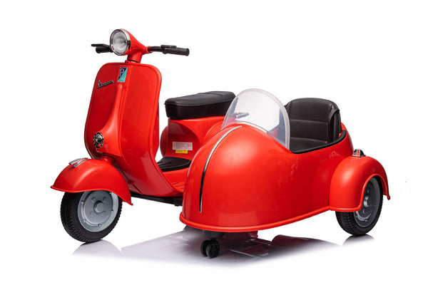 Moto Elettrica per Bambini Licenza Piaggio Vespa Sidecar 12V Rosso online