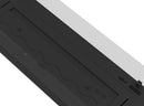 Bruciatore a Bioetanolo da Incasso 120x32x15 cm Insert Slim 1200 Nero con Vetro
