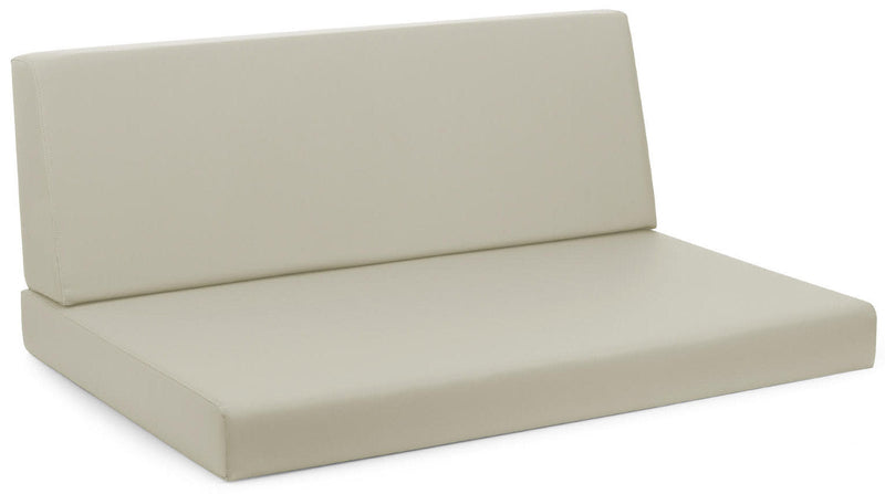 Cuscini per Pallet 120x80 cm Seduta e Schienale in Similpelle Mariotti Reforma Beige