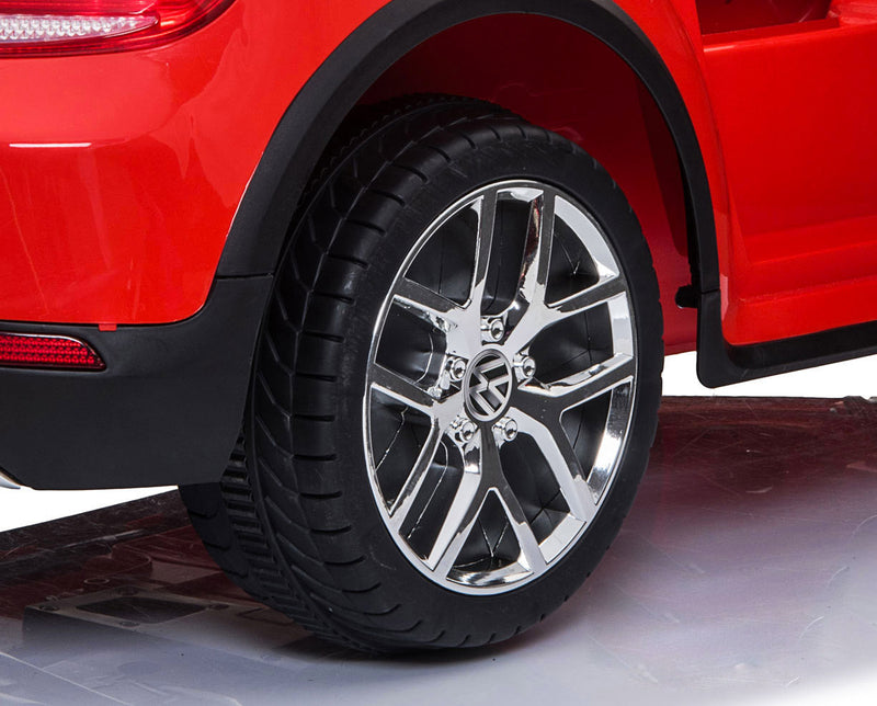 Macchina Elettrica per Bambini 12V con Licenza Volkswagen Maggiolino Rossa