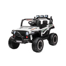 Macchina Elettrica per Bambini 12V Fuoristrada Offroad Mountain Bianco 