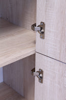 Mobile Alto da Salotto 4 Porte 102x43x162cm TFT  Rustic Quercia Samoa