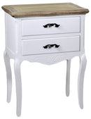 Mobiletto 2 Cassetti in Legno Country