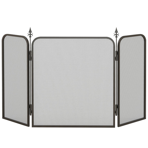 acquista Parascintille con Antine 96x1,3x56 cm in Metallo Nero