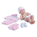 Bambola Bebè Neonato con Pigiama Rosa 36cm JC Toys