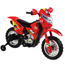 Moto Elettrica per Bambini 6V Kidfun Enduro Rossa