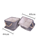 Set 2 Contenitori Tessuto 44x28H cm