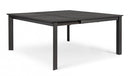 Tavolo Allungabile Konnor 160x110/160 cm Antracite in Alluminio