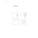 Copri base albero metallo pieghevole rosso esagonale cm Ø68xh25