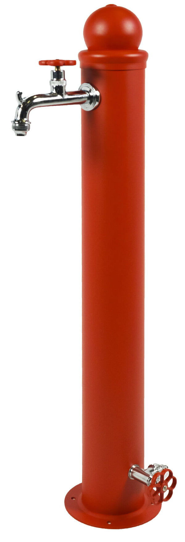 Fontana da Giardino con Doppio Rubinetto Belfer Idrante 42/ID Rosso prezzo