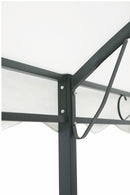 Gazebo da Giardino in Ferro 3x4 mt Soriani Tunnel Ecrù