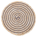 Set 6 Tovagliette Ø38 cm  in Paglia e Carta VdE Tivoli 1996 Spiral