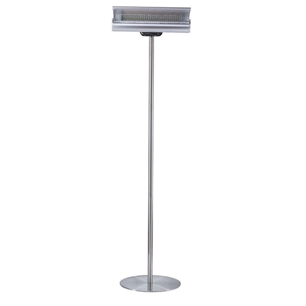 online Stufa da Esterno Lampione Riscaldatore su Palo 218x60x60 cm 2000W Sined Grigio