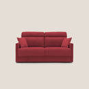 Divano Letto 3 Posti 196x102x97 cm in Tessuto Rosso