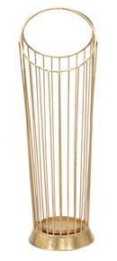 Porta Ombrelli Glam Stick 25,5x18,5x60 cm in Ferro Oro