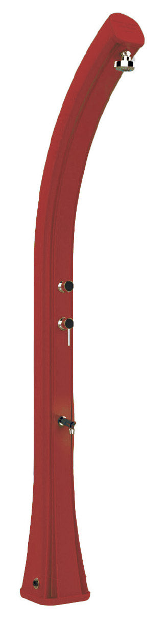 Doccia Solare da Giardino 35L Miscelatore e Lavapiedi e Temporizzatore Arkema Happy XL Ruby online