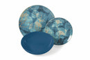 Servizio Piatti 18 Pezzi in Porcellana e Gres Villa d'Este Home Tivoli Blue Dream