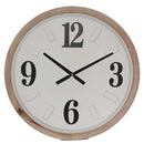 Orologio da Parete Ø50 cm in Mdf Cornice: legno