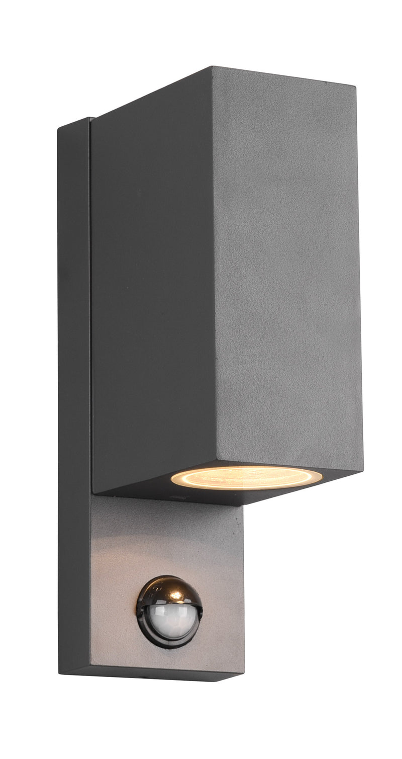 Applique da Esterno Attacco GU10 in Alluminio Pressofuso Antracite