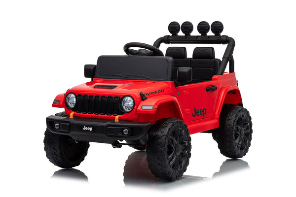 Macchina Elettrica per Bambini 101x59x65 cm Licenza Jeep Rubicon Small Rosso prezzo