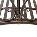 Ponticello da Giardino 99x68x53 cm in Metallo Nero