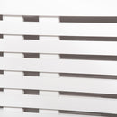 Copritermosifone Allungabile 140-202x19x82,5 cm in MDF Bianco