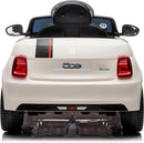 Macchina Elettrica per Bambini Licenza Ufficiale Fiat 500 Small 10,8V 3,1Ah Bianco      