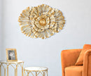 Pannello Ibis 74x10x55 cm in Ferro Oro