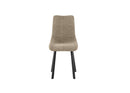 Set 4 Sedie Iris 45x56x86 cm in Tessuto Easy-Clean Beige       