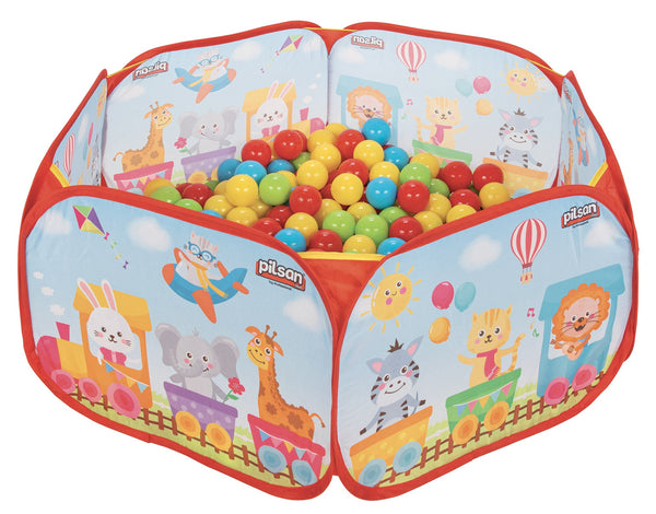 online Piscina Pieghevole con 120 Palline 85x102x38 cm per Bambini