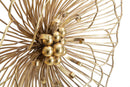 Pannello Flower Stick 45x7,5x42 cm in Ferro Oro