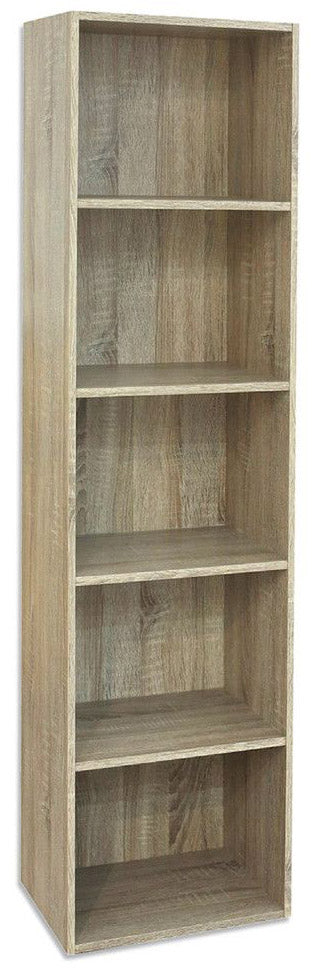 Libreria 5 ripiani 40x29x172 cm in Legno Rovere prezzo