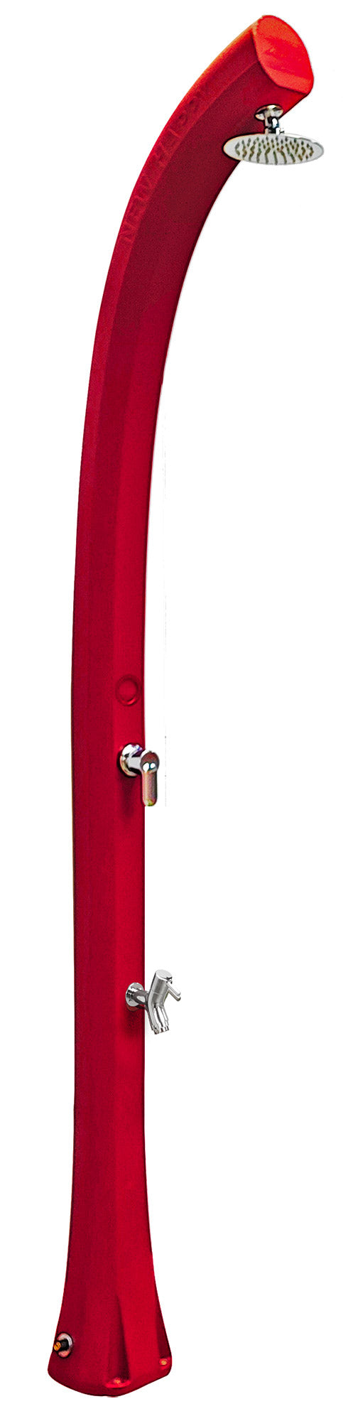 online Doccia Solare da Esterno Giardino 26L Miscelatore e Lavapiedi Arkema New Happy Ruby