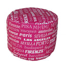 Pouf Puff Puf Tondo 50x40cm Big City Fucsia Avalli
