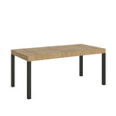  Tavolo Allungabile 200-460x90x77 cm Everyday Quercia Natura Gambe Antracite