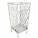 Portaombrelli Juliette 22x46 h cm in Acciaio Bianco