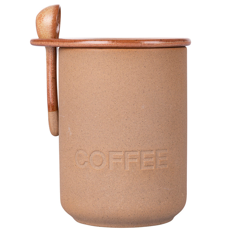 Barattolo Caffè con Cucchiaino Ø10x15 cm 900 ml in Ceramica VdE Tivoli 1996 Pompei