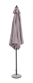 Ombrellone da Giardino Ø2,7 m Palo Ø38 mm in Acciaio Delfi Tortora