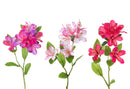Set 12 Rami Artificiali Azalea per 3 Fiori 57 cm 