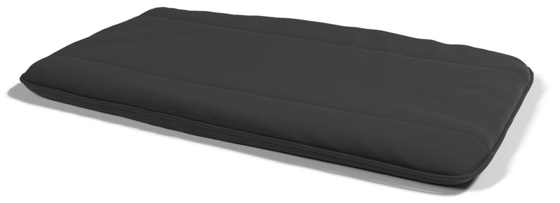 Maxi Cuscino Imbottito e Trapuntato per Cani Gatti in Microfibra Grigio Scuro