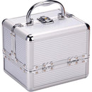 Valigetta per Estetista 18x15x15 cm Case Portatrucchi Make UP in Alluminio