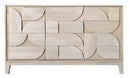 Credenza 3 Ante 145x42x85 cm Archita in Legno