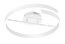 Plafoniera da Interno a LED SMD in Metallo Bianco Opaco
