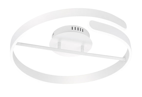 acquista Plafoniera da Interno a LED SMD in Metallo Bianco Opaco