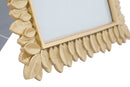 Cornice Glam Leaves 28x1,8x30,2 cm in Resina Oro