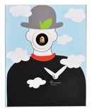 Orologio a Cucù da Parete 16,5x20x10cm Pirondini Italia D'Apres Magritte