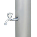 Doccia Solare da Giardino 28L Miscelatore e Lavapiedi ATI Docce D Inox Anodizzato